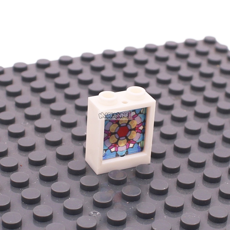 Đồ chơi giáo dục lắp ráp   logo moc 1 kính 2x2 7 màu a6