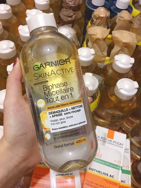 Tẩy Trang Garnier Skin Active Oil Infused Micellar Cleansing Water