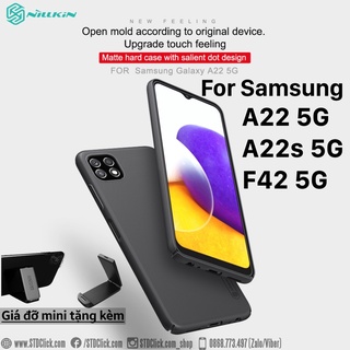 ỐP LƯNG SAMSUNG A22 5G - A22s 5G - F42 5G NILLKIN NHỰA CỨNG CHÍNH HÃNG