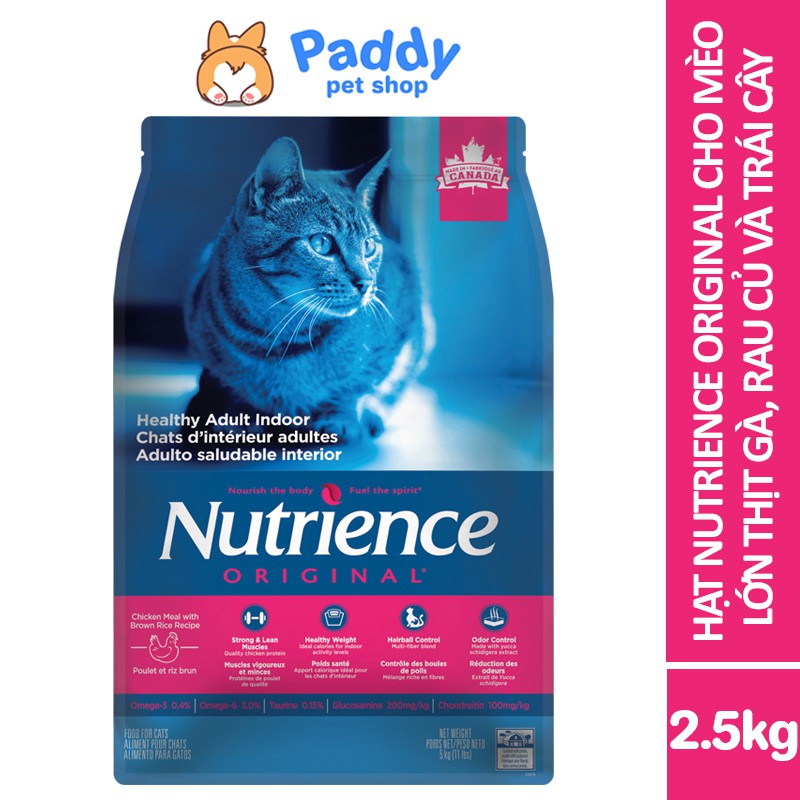 Hạt Nutrience Original Cho Mèo Trưởng Thành - Gà &amp; Rau Củ Quả