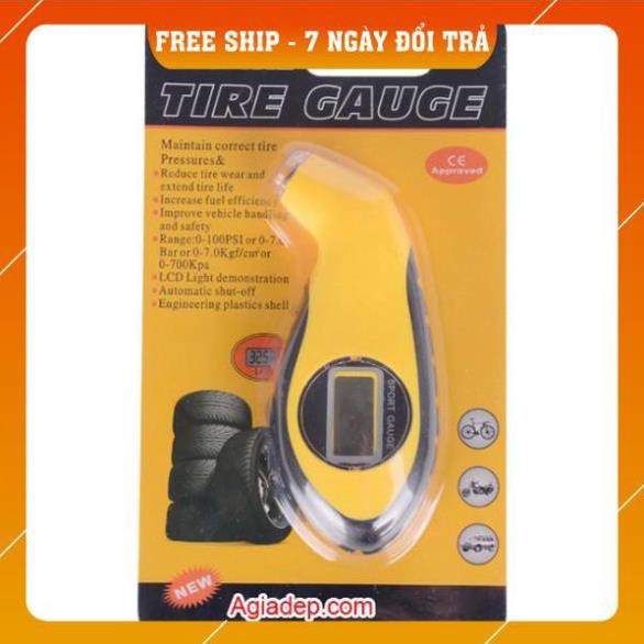 Đồng hồ đo áp suất lốp độ chính xác cao Tire Gauge - chính hãng nhập khẩu bởi Agiadep