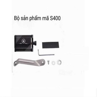 Kẹp điện thoại xe máy inox Sunha S400 - Chắc chắn, chống cướp giật - chuyên dụng cho anh em chạy grab,SIGATO SGT 8439
