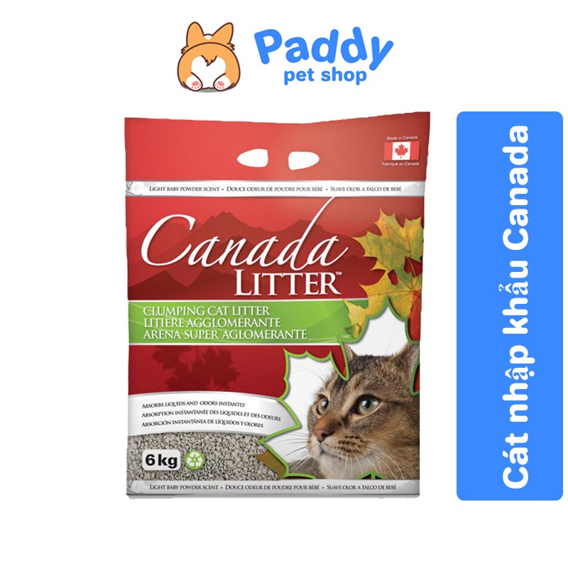 Cát Vệ Sinh Canada Litter Siêu Khử Mùi Cho Mèo (Nhập khẩu Canada)