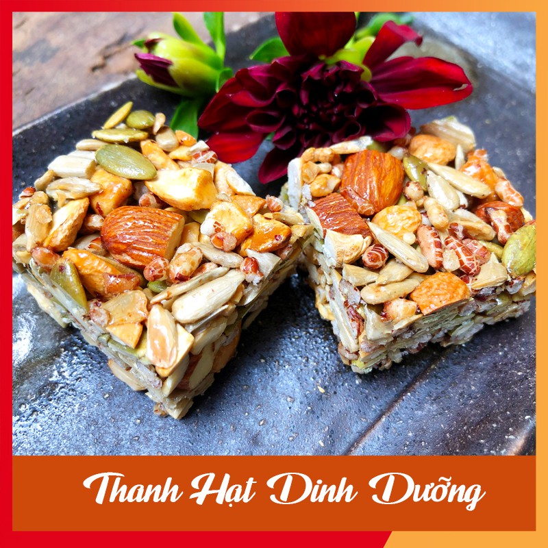 Bánh Ăn Kiêng 🍪 GIẢM CÂN 🍪 Granola Ngũ Cốc_ Yến mạch nguyên hạt nhiều chất xơ ăn no lâu, ăn kiêng thông thường