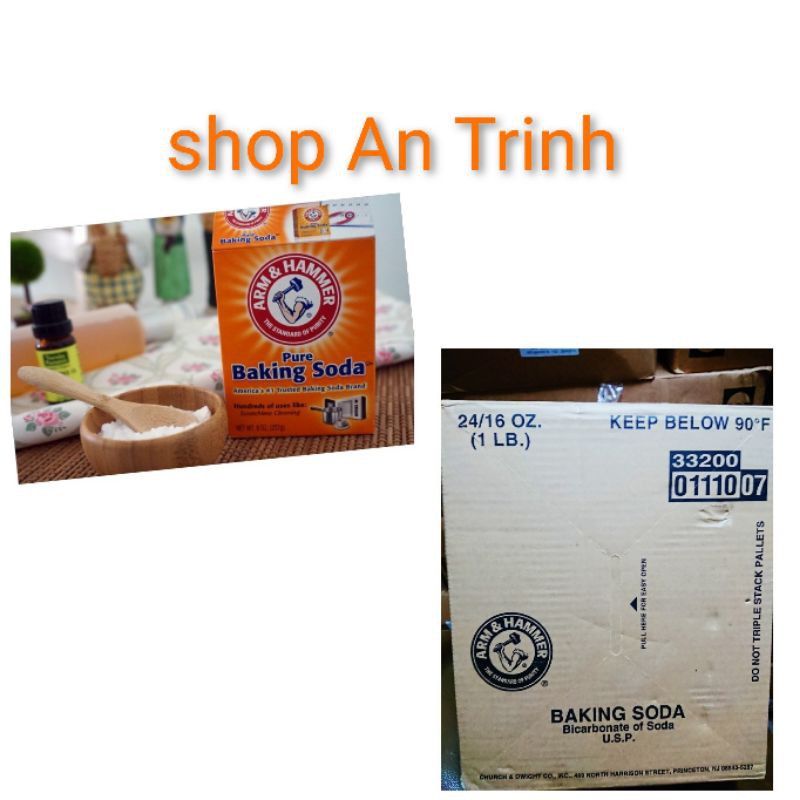 24 hộp Bột Baking Soda 454gr