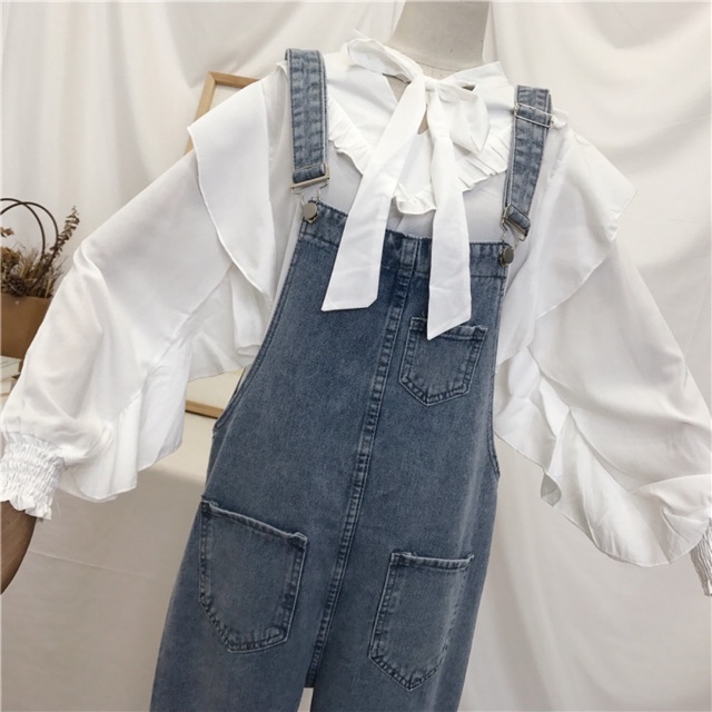 [Mã FAGREEN55 giảm 10% tối đa 30K đơn 99K] Quần yếm ảnh thật