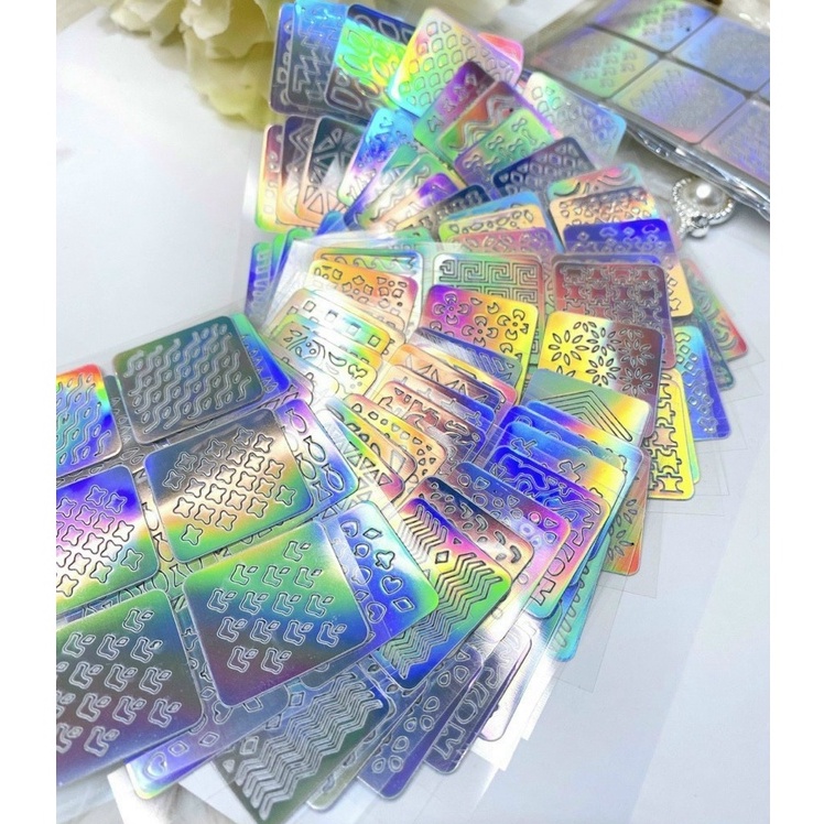 Tấm Mẫu Dán Vẽ Móng Nghệ Thuật