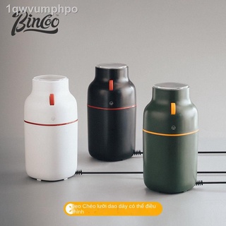 [HÀNG MỚI VỀ]bincoo máy xay cà phê hạt hộ gia đình nghiền nhỏ thiết bị điện
