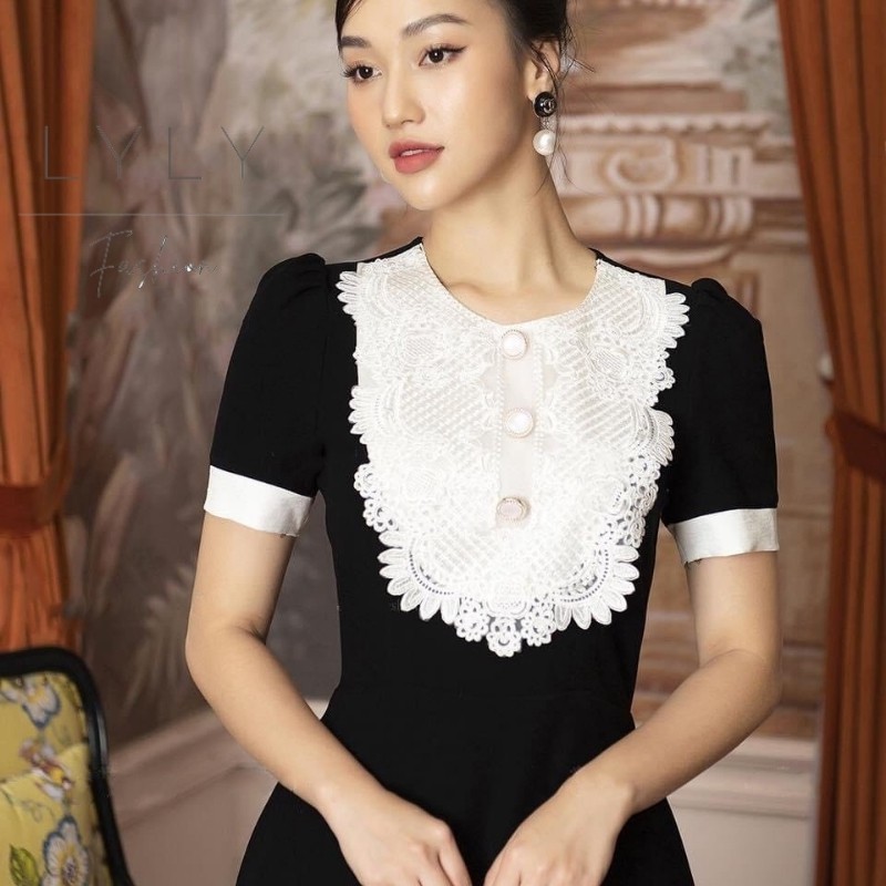 Đầm công sở thiết kế,chất liệu co giãn,đầm dáng xoè che bụng, Lyly shop | BigBuy360 - bigbuy360.vn