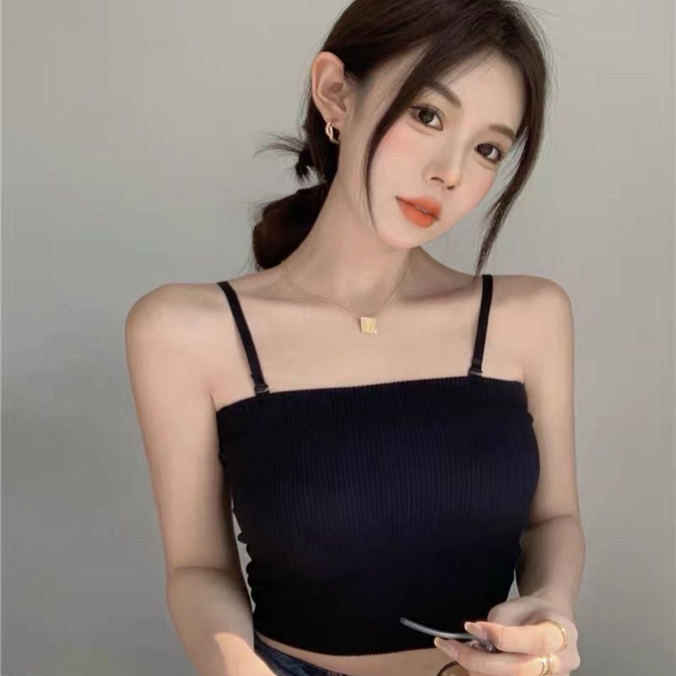 Áo ngực hai dây màu sắc đơn giản thời trang quyến rũ dành cho nữ