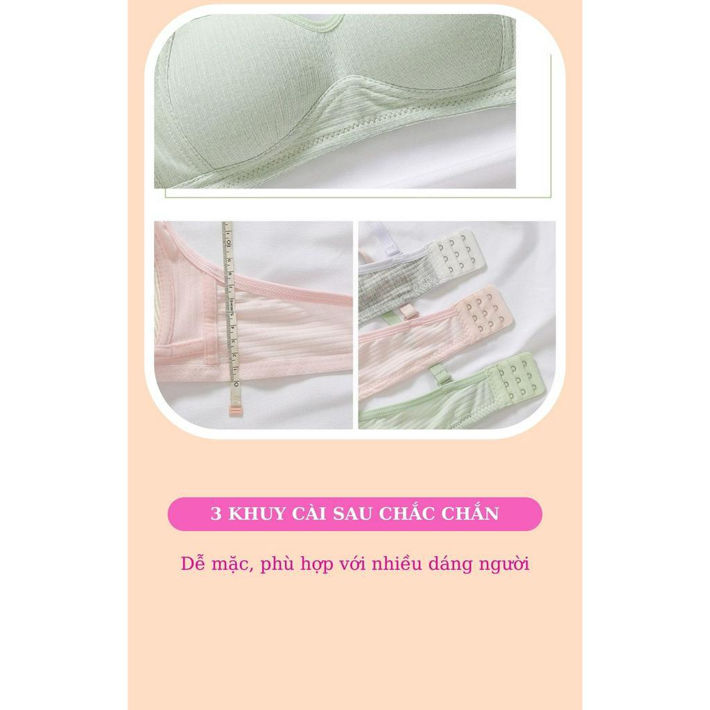 Áo lót nữ MIYOURS FASHION &amp; MORE AL365 cotton nâng ngực không đệm, mút mỏng nhẹ nhàng thoải mái
