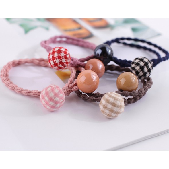 CỘT TÓC HÌNH VIÊN BI NHIỀU MÀU-PK91