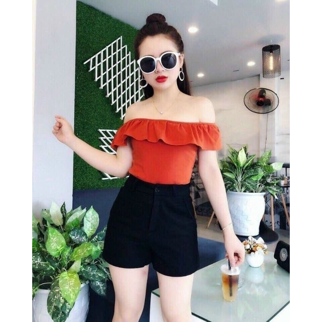 Quần sooc vải umi cạp khóa co giãn 4 chiều - xưởng may THUVU