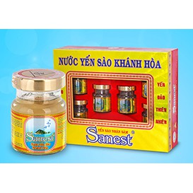 YẾN SANEST KHÁNH HÒA NHÂN SÂM 70 ML HỘP 6 LỌ.