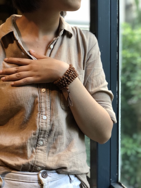 Chuỗi hạt bồ đề kim cang Surya 108 đơn giản, vintage