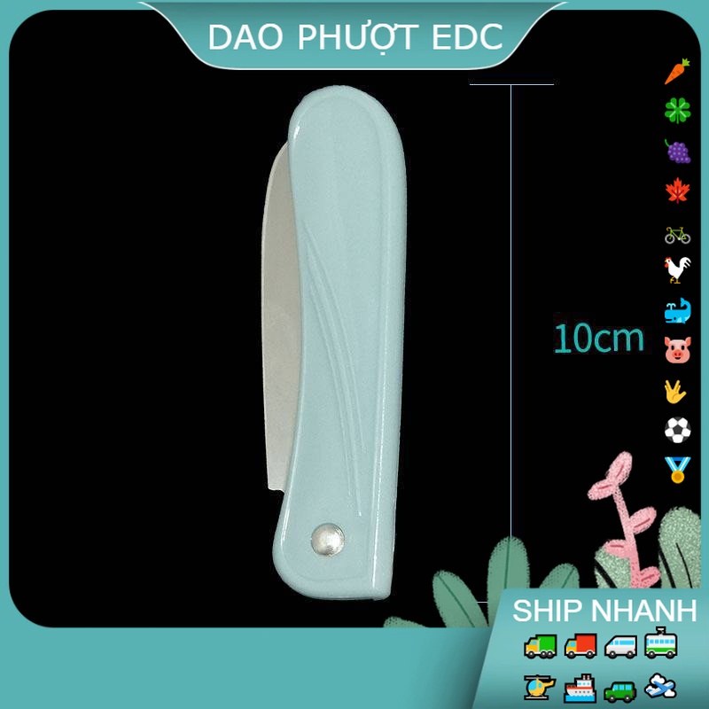 Dao Nhựa Gọt Hoa Quả - Nhựa Siêu Nhẹ - Lưỡi Mỏng và Sắt Bén 
Dễ Đem đi