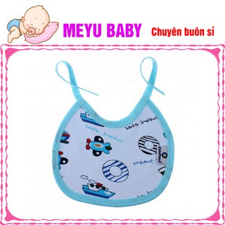 Yếm ăn dặm cho bé - Yếm buộc cotton