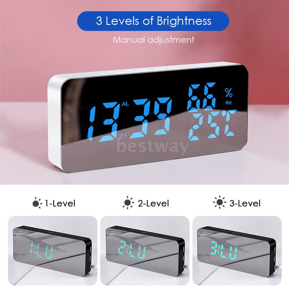 Đồng Hồ Báo Thức Hiển Thị 115 Rgb 3 Time Có Điều Khiển Bằng Giọng Nói