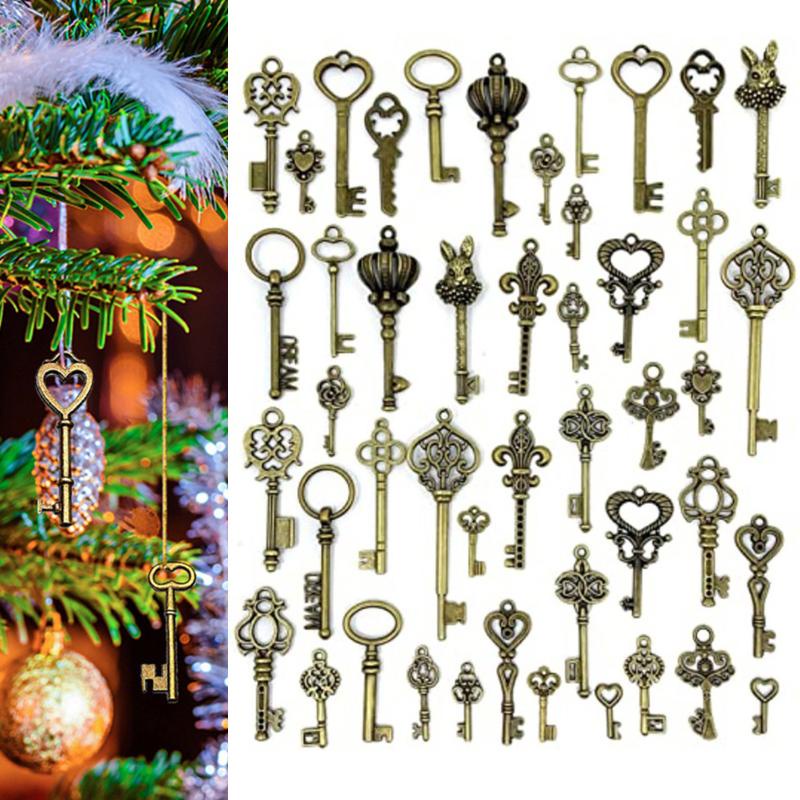 Mặt Vòng cổ Kim Loại Hình Chìa Khóa