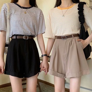 Quần Short Nữ Gập Gấu Cá Tính