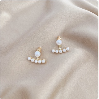 Khuyên tai vầng trăng đính ngọc nhân tạo cá tính Aline.accessories
