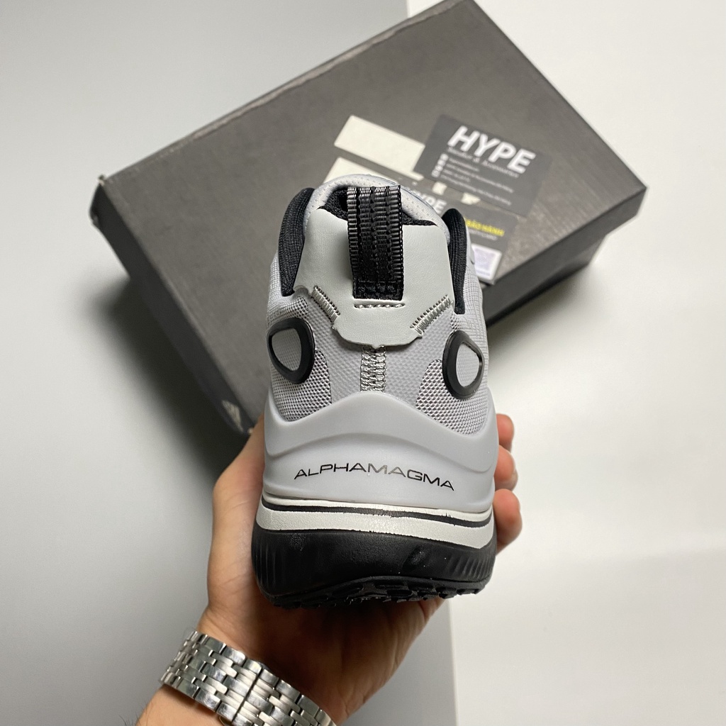 Giày Alphamagma Grey Black  - Hype Sneaker | Phiên bản 1:1 chuẩn