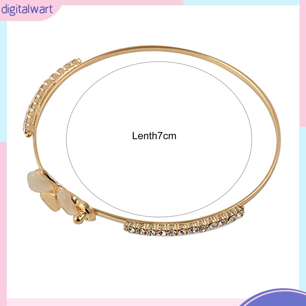 Vòng Tay Mạ Vàng Mặt Cỏ Ba Lá Đính Đá Thời Trang