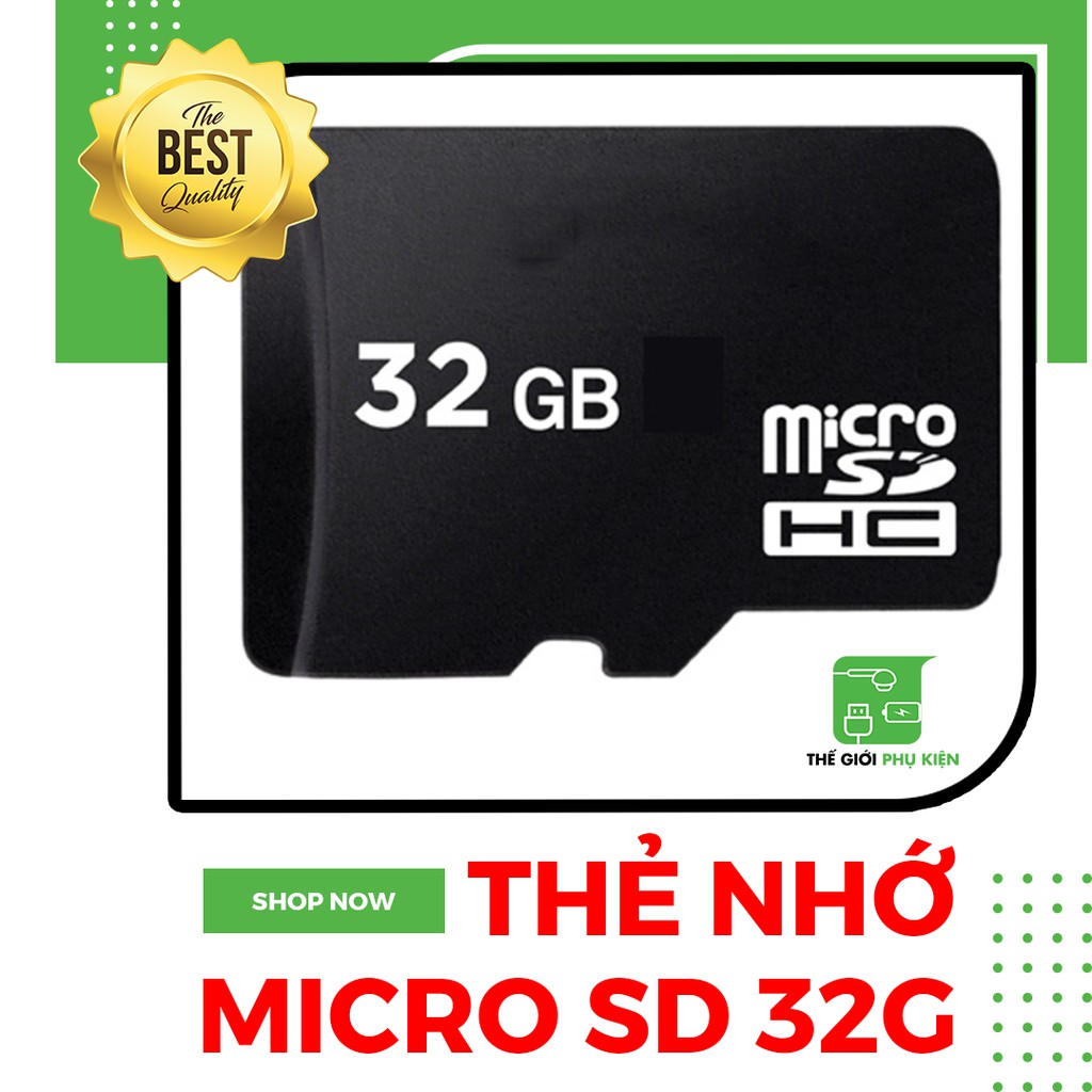 [CHÍNH HÃNG] Thẻ nhớ Micro Sd 32GB