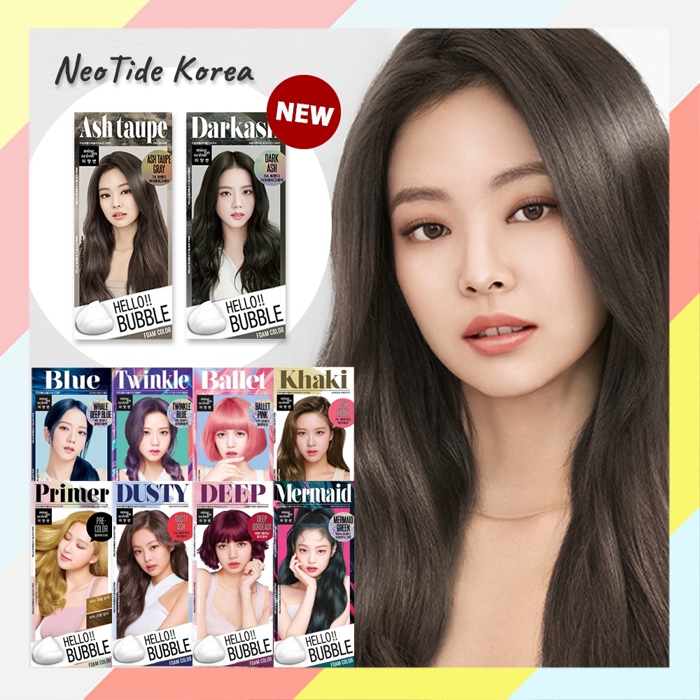 NEW 2021 Thuốc Nhuộm Tóc BlackPink/ Thuốc Nhuộm Tóc Tại Nhà Dạng Bọt Mise en Hello Bubble