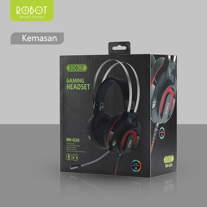 Tai Nghe Chơi Game Có Dây Màu Đen Cho Hp Robot Rh-G20 7 Màu Sắc | BigBuy360 - bigbuy360.vn