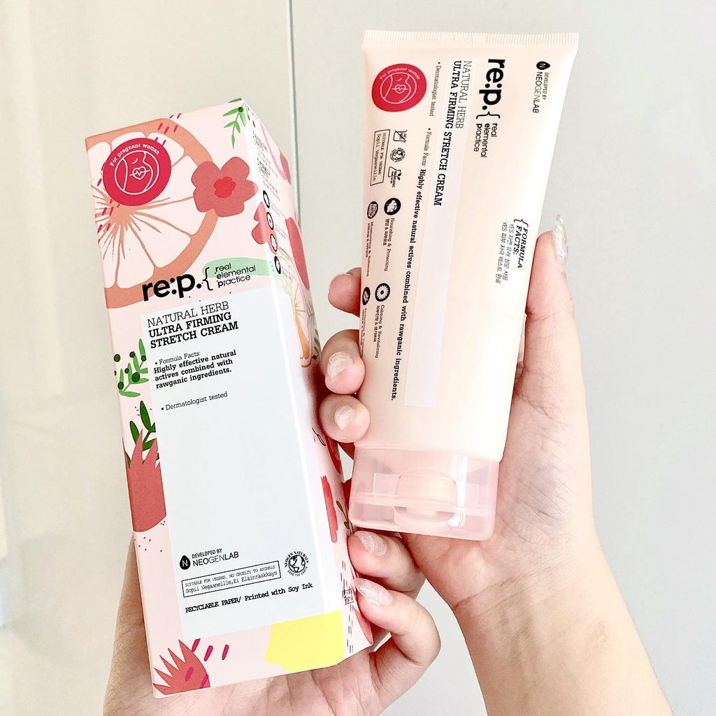 Kem Giảm Rạn Da RE:P - Làm Mờ Sẹo & Săn Chắc Da Rep Natural Herb Ultra Firming Stretch Cream 200ml | BigBuy360 - bigbuy360.vn