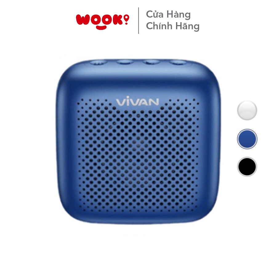 Loa Bluetooth Mini Nhỏ Gọn Tiện Lợi 5.0 VIVAN VS1 Chống Nước Âm Thanh Sống Động Hỗ Trợ Thẻ SD &amp; USB Hàng Chính Hãng