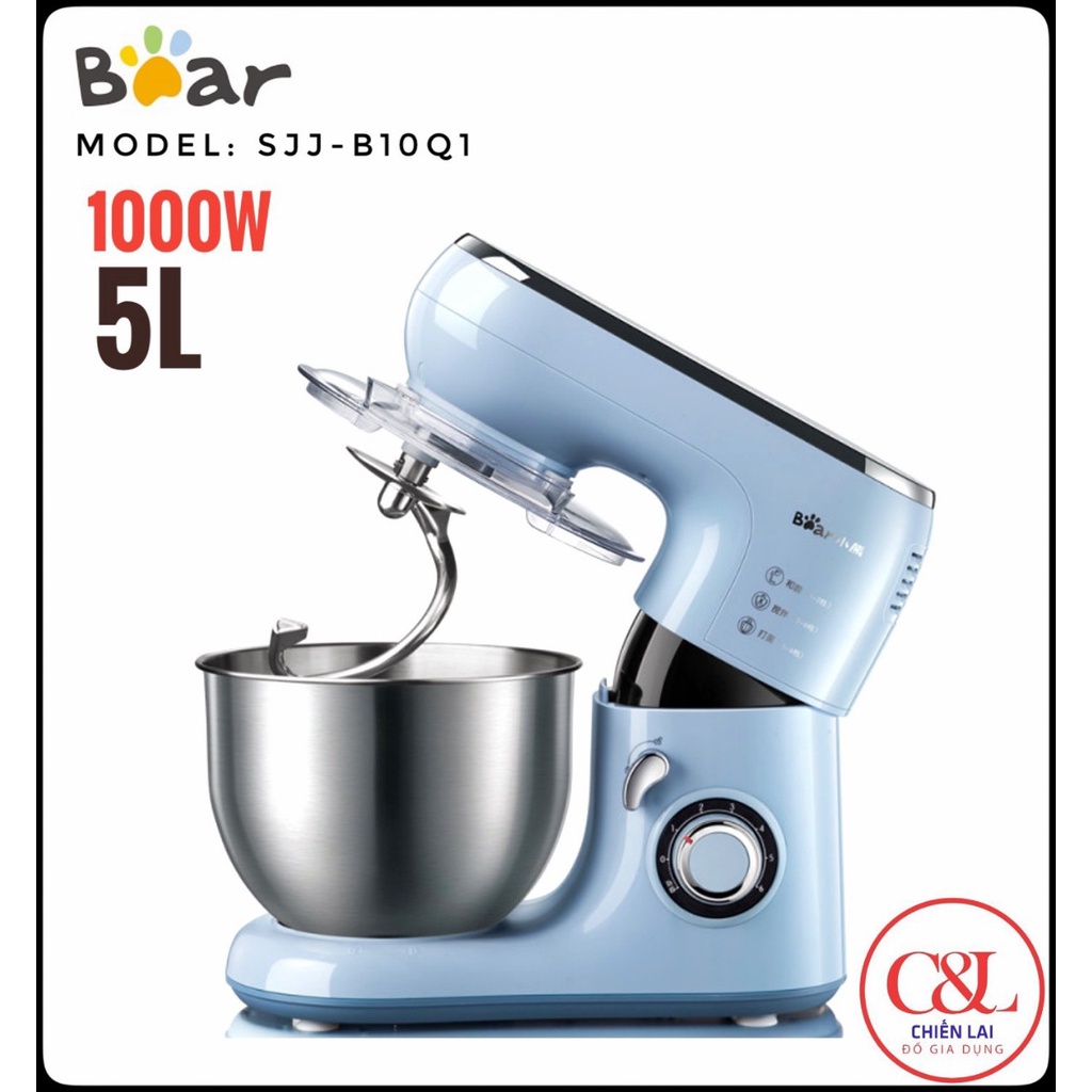 MÁY TRỘN BỘT, ĐÁNH TRỨNG CAO CẤP BEAR SJJ-B10Q1 5L