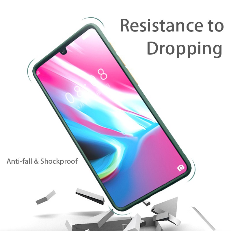 SAMSUNG Ốp Lưng Mặt Nhám Trong Suốt Cho Samsung Galaxy A51 A50 A50S A71 Note 20 10 Plus Lite 9 8 J8 J6 2018