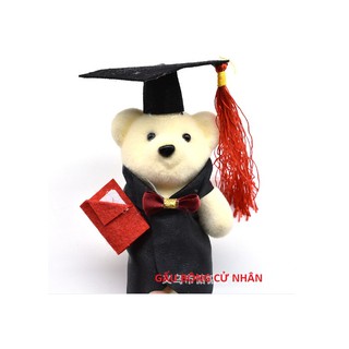 Gấu cử nhân dùng để cắm hoa cực đẹp và chất lượng cao