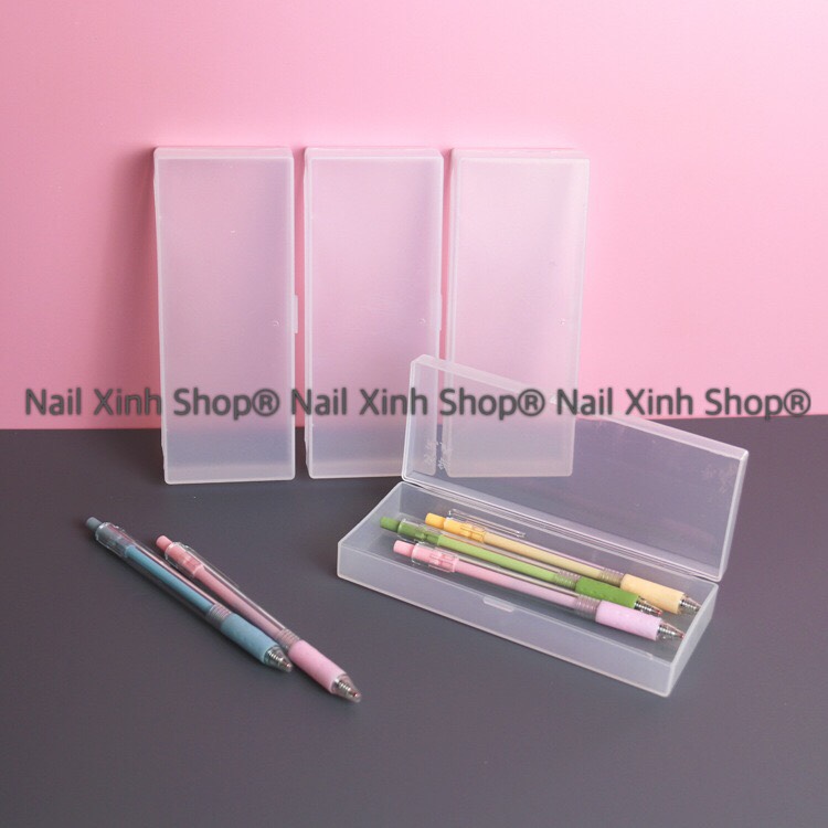 Hộp đựng cọ vẽ , dụng cụ làm nail 1 tầng , hộp đựng bút vẽ nail ,dụng cụ nail