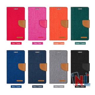 Bao da Galaxy Note 8 Mercury Canvas Diary ngăn chứa thẻ