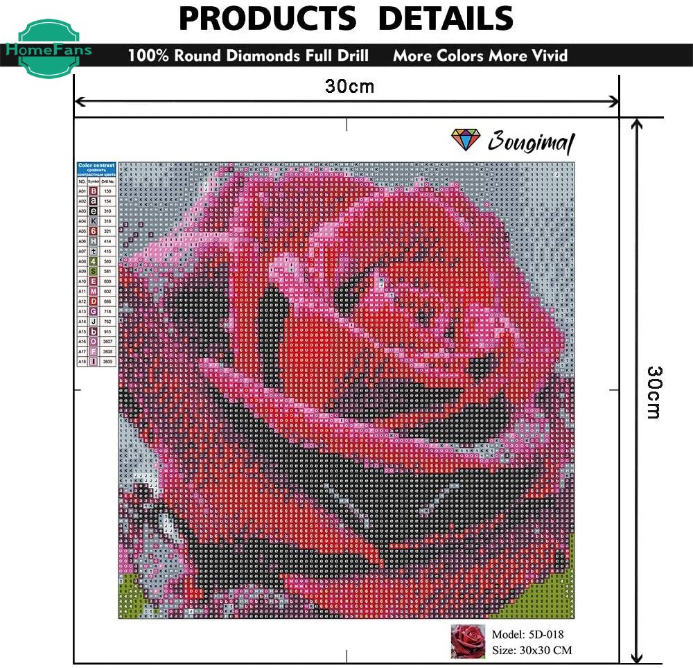 Tranh Đính Đá 5d Tự Làm 30cm X 30cm Trang Trí Nội Thất