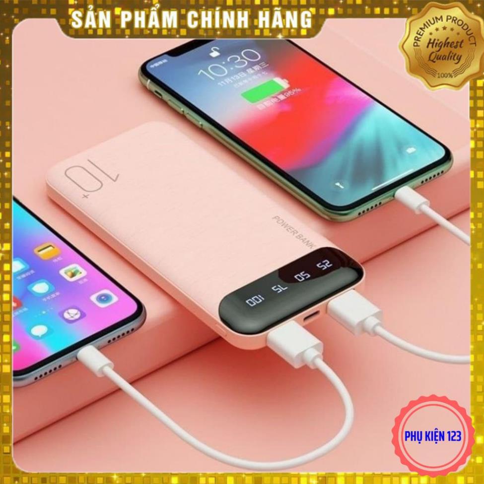 Sạc dự phòng màn hình hiển thị cho iPhone samsung oppo vivo huawei pin sạc dự phòng tích hợp màn hình Led