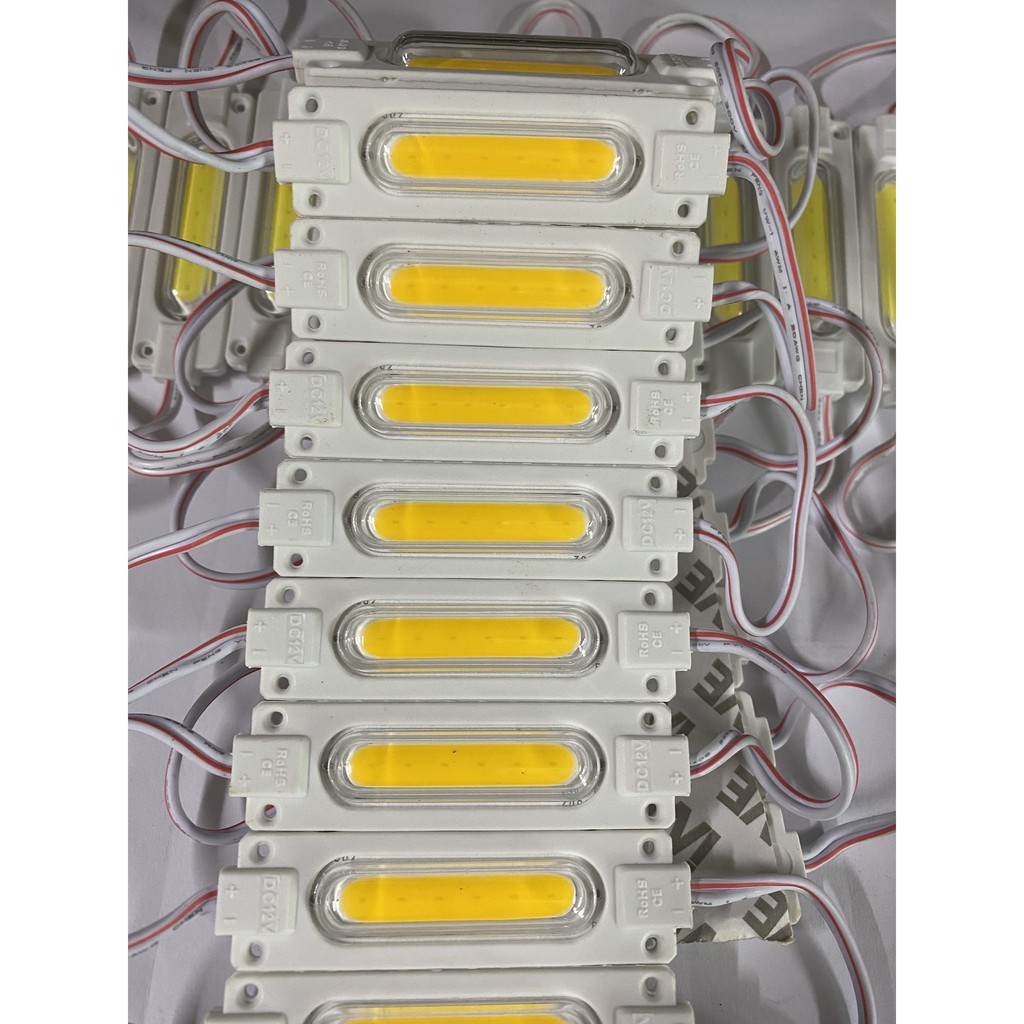 Led hắt COB kích thước 7020 màu trắng, màu vàng nắng siêu sáng chống nước