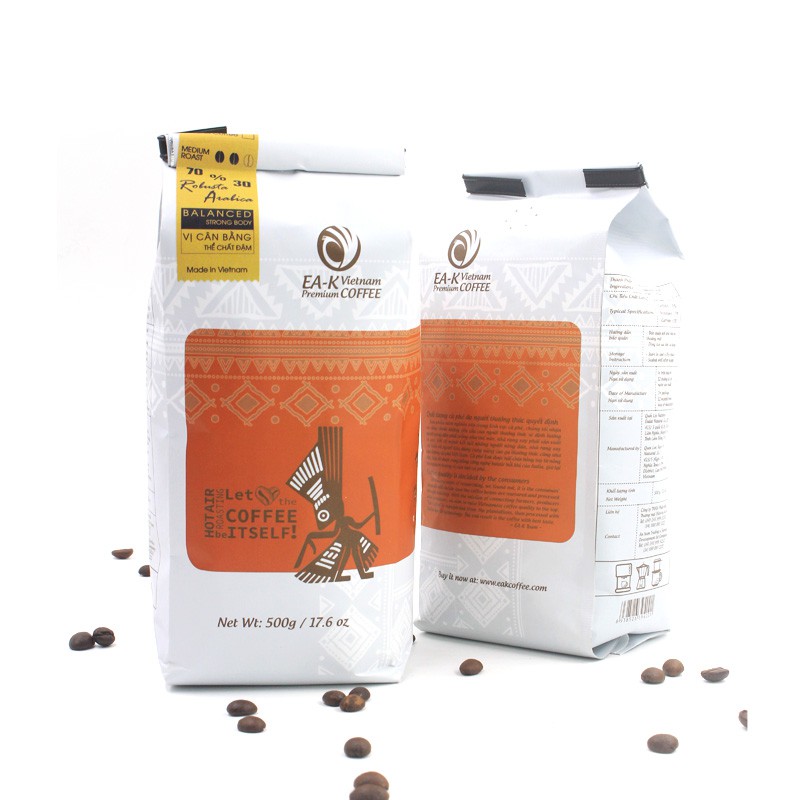 Cà Phê Hạt Eak Robusta Arabica 500g