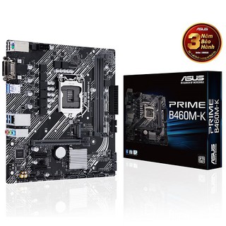 Bo mạch chủ mainboard asus prime b460m-k - bảo hành 36 tháng chính hãng