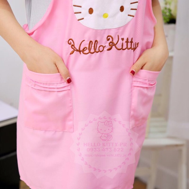 Tạp dề vải Hello Kitty