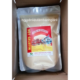 BỘT GELATIN THỔ NHĨ KỲ 1KG làm kẹo dẻo, khúc bạch, panacotta...