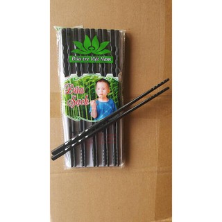 vỉ 10 đôi đũa nhựa đen bền, sang, đẹp