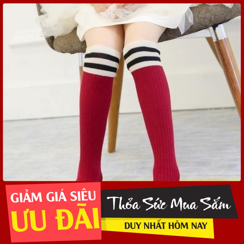 [XẢ KHO] Vớ tất dài qua đầu gối cho bé gái từ 5 đến 10 tuổi hàng chất