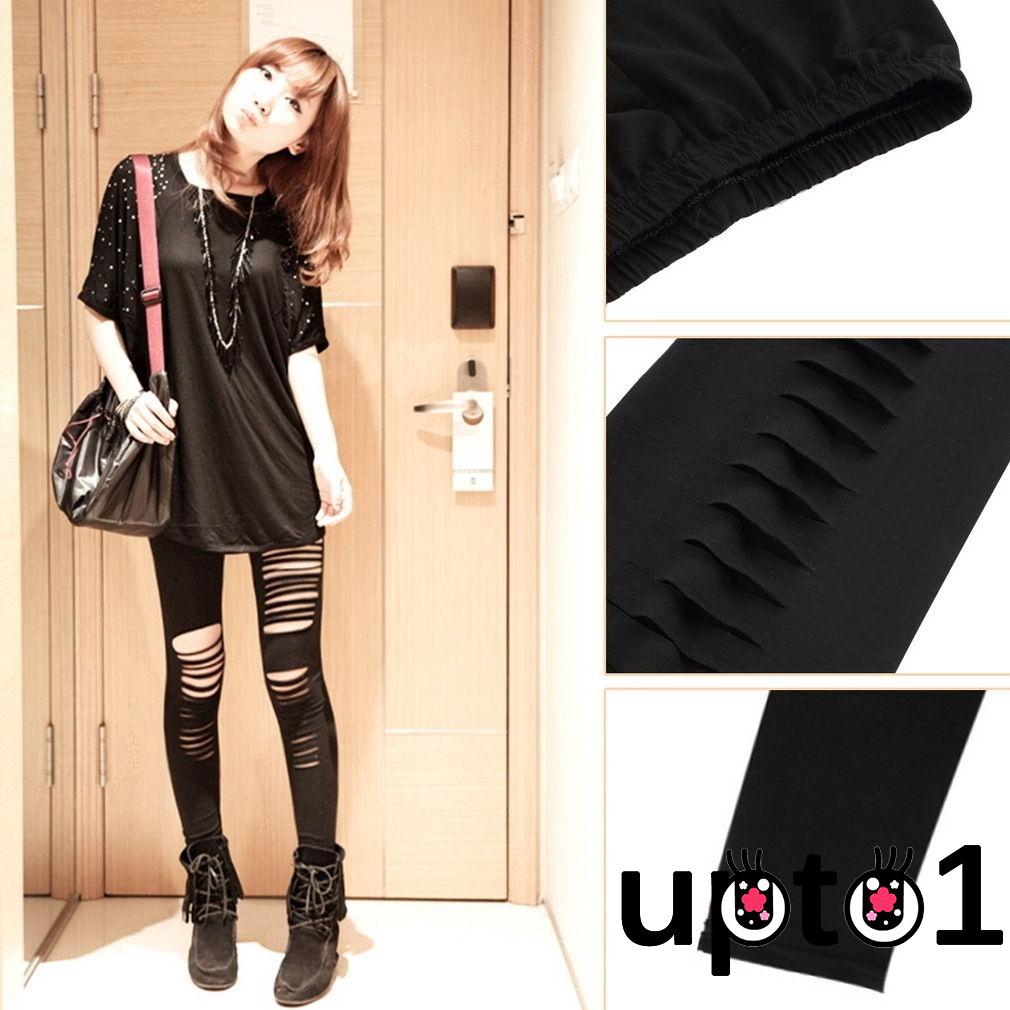 FREESHIP ĐƠN 99K_ Quần legging rách phong cách cá tính quyến rũ dành cho nữ | BigBuy360 - bigbuy360.vn