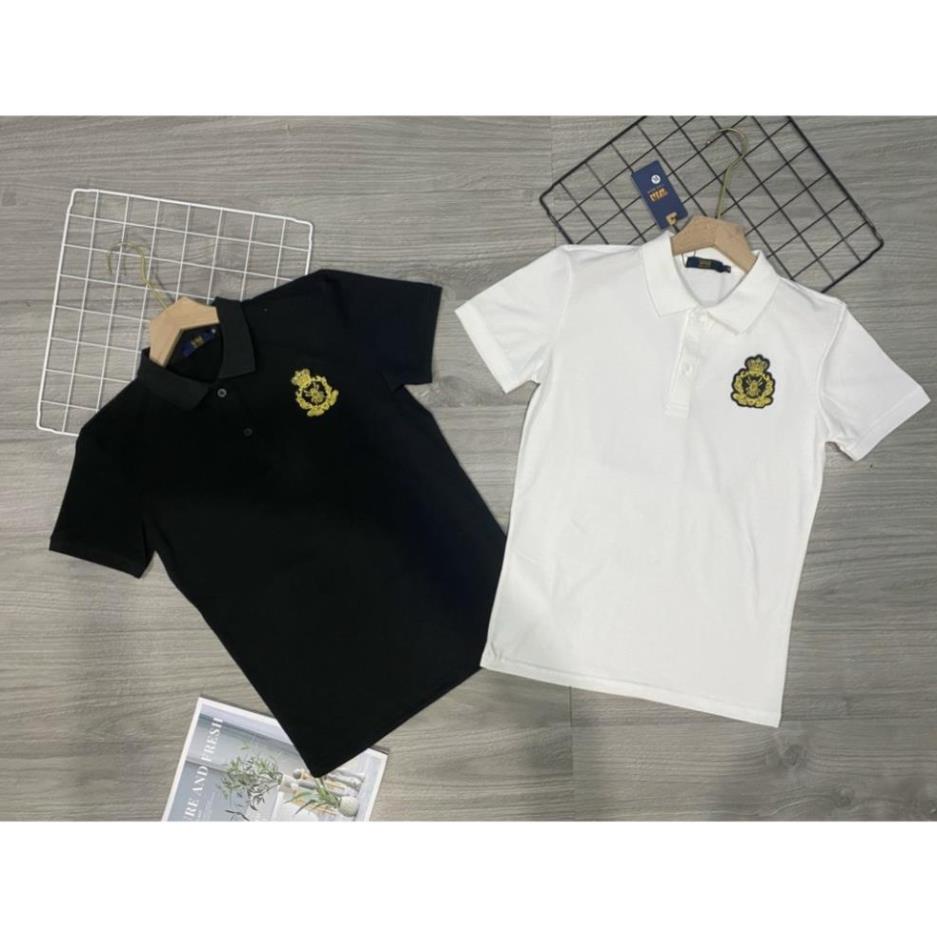 [Mã SRBACK010912 hoàn 20K xu đơn 50K] [Siêu Ưu Đãi] Áo thun nam ngắn tay cổ trụ kim sa hoa tiết GUCCI thêu con ong | BigBuy360 - bigbuy360.vn