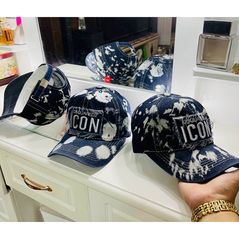 Mũ lưỡi trai jean nam nu ICON 🧢CÁ TÍNH🧢 thiết kế thời trang vải jean đẹp giá rẻ theo phong cách trẻ trung dành cho namnu