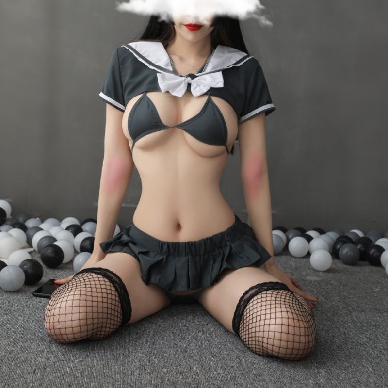 [ĐỌC LƯU Ý] Cosplay học sinh Nhật Bản siêu ngắn sexy - váy ngủ hóa trang anime nữ sinh gợi cảm